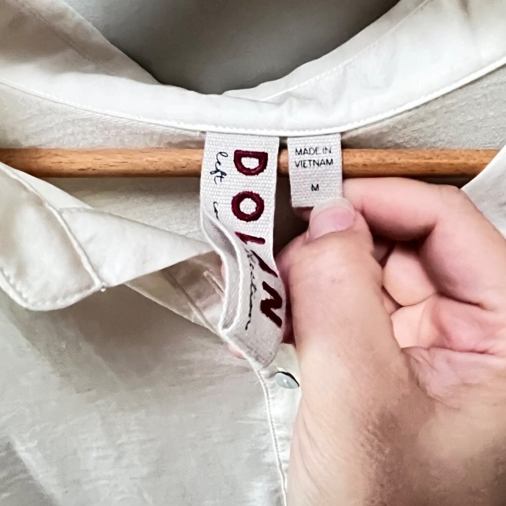 Dolan Collared Pullover Blouse- Size M - image 5